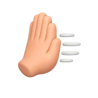 Pushing Hand 3D icon
