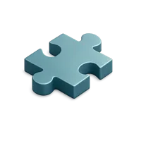 Puzzle Piece 3D icon