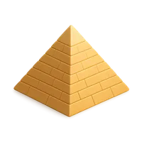 Pyramid 3D icon