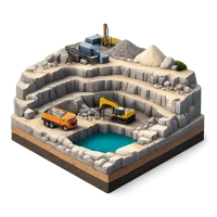 Teal Quarry 3D icon