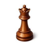 Queen Chess Piece 3D icon