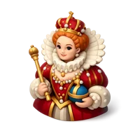 Queen Elizabeth I 3D icon