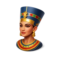 Queen Nefertiti 3D icon