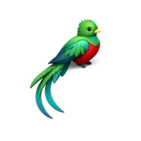 Quetzal 3D icon