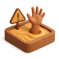 Quicksand 3D icon
