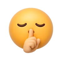 Quiet Face 3D icon