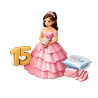 Quinceanera 3D icon