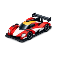 Red Race Car 3D icon
