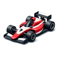 Red Racing Car 3D icon