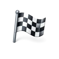 Racing Flag 3D icon