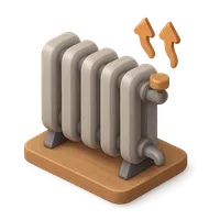 Radiator 3D icon