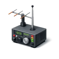 Blue Radio Transmitter 3D icon