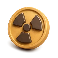 Radioactivity Symbol 3D icon