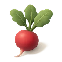 Radish 3D icon