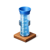 Rain Gauge 3D icon