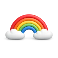 Rainbow 3D icon
