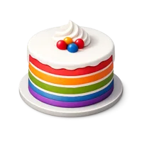Rainbow Cake 3D icon