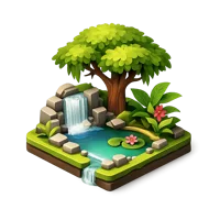 Green Rainforest 3D icon