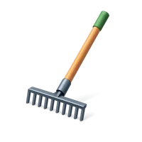 Rake 3D icon