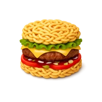 Ramen Burger 3D icon