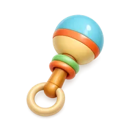 Rattle 3D icon