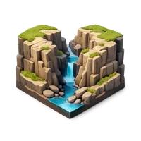 Ravine 3D icon