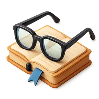 Reading Glasses 3D icon