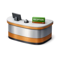 Reception Desk 3D icon