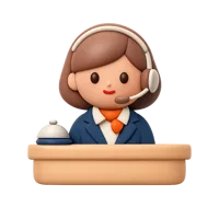 Receptionist 3D icon