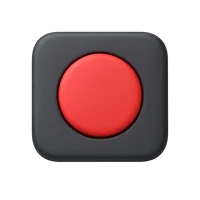 Record Button 3D icon