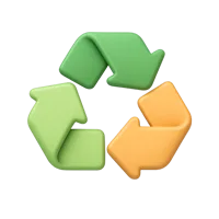 Recycling Symbol 3D icon
