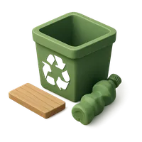 Recycling 3D icon