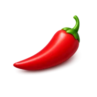Classic Red Chili 3D icon
