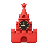 Red Square 3D icon