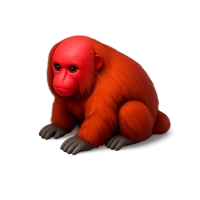 Red Uakari 3D icon