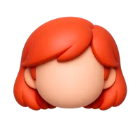 Redhead 3D icon