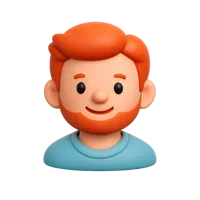 Redhead Man 3D icon