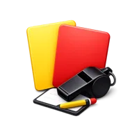 Referee Card 3D icon