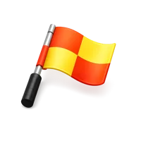 Referee Flag 3D icon