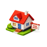 Rental House 3D icon
