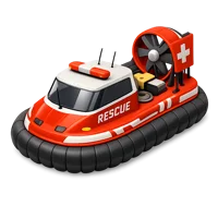 Rescue Hovercraft 3D icon