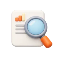 Research 3D icon