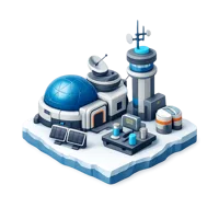 Research Station 3D icon