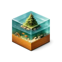 Resin Block 3D icon
