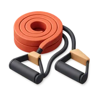 Resistance band 3D icon