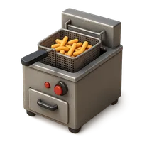 Restaurant Deep Fryer 3D icon