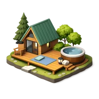 Green Retreat 3D icon