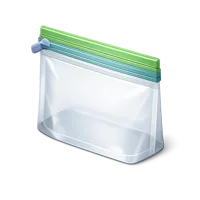 Reusable Zip Bag 3D icon