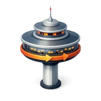 Revolving Restaurant 3D icon