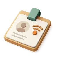 RFID Access Card 3D icon